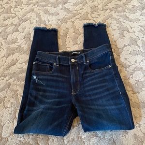 Ladies Express stretch high waisted ankle jeans